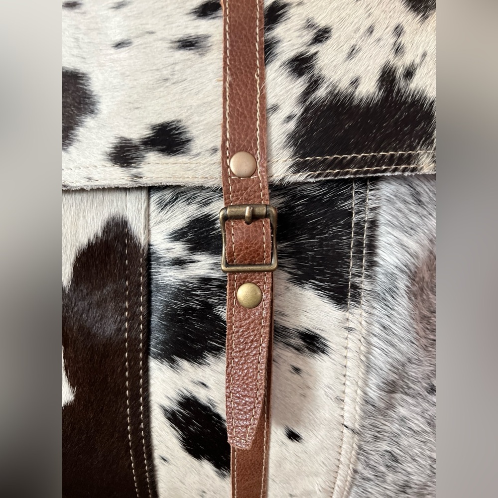 Myra Cowhide Leather Large Backpack - image 2